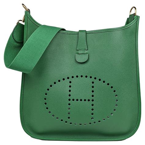 hermes evelyne bag green|Hermes evelyne bag for sale.